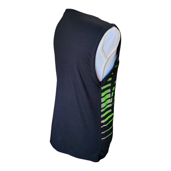 Fabletics Women's McKinney Sleeveless Top, Black/Silver Tee, Size Small,… - Picture 6 of 12